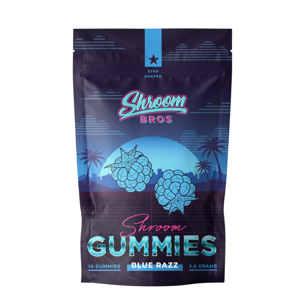 Shroom Gummies Blue Raz