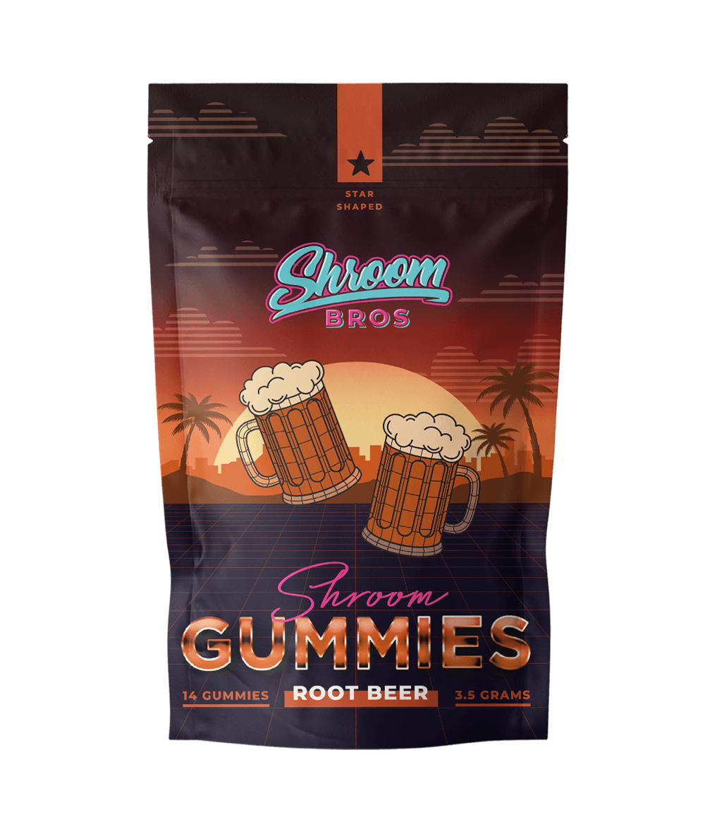Magic Mushrooms Gummies – Root Beer (3.5g)