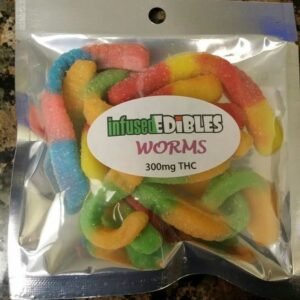THC Gummies Australia – Gone Green Gummy worms 300mg
