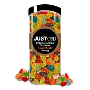 CBD Gummies Australia – JUSTCBD 3000mg CBD Gummy Bears