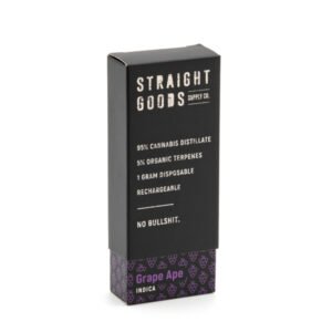 THC Vapes Australia – Straight Goods Grape Ape Disposable 1000mg
