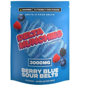 Blueberry Sour Belts – THC Edibles Australia
